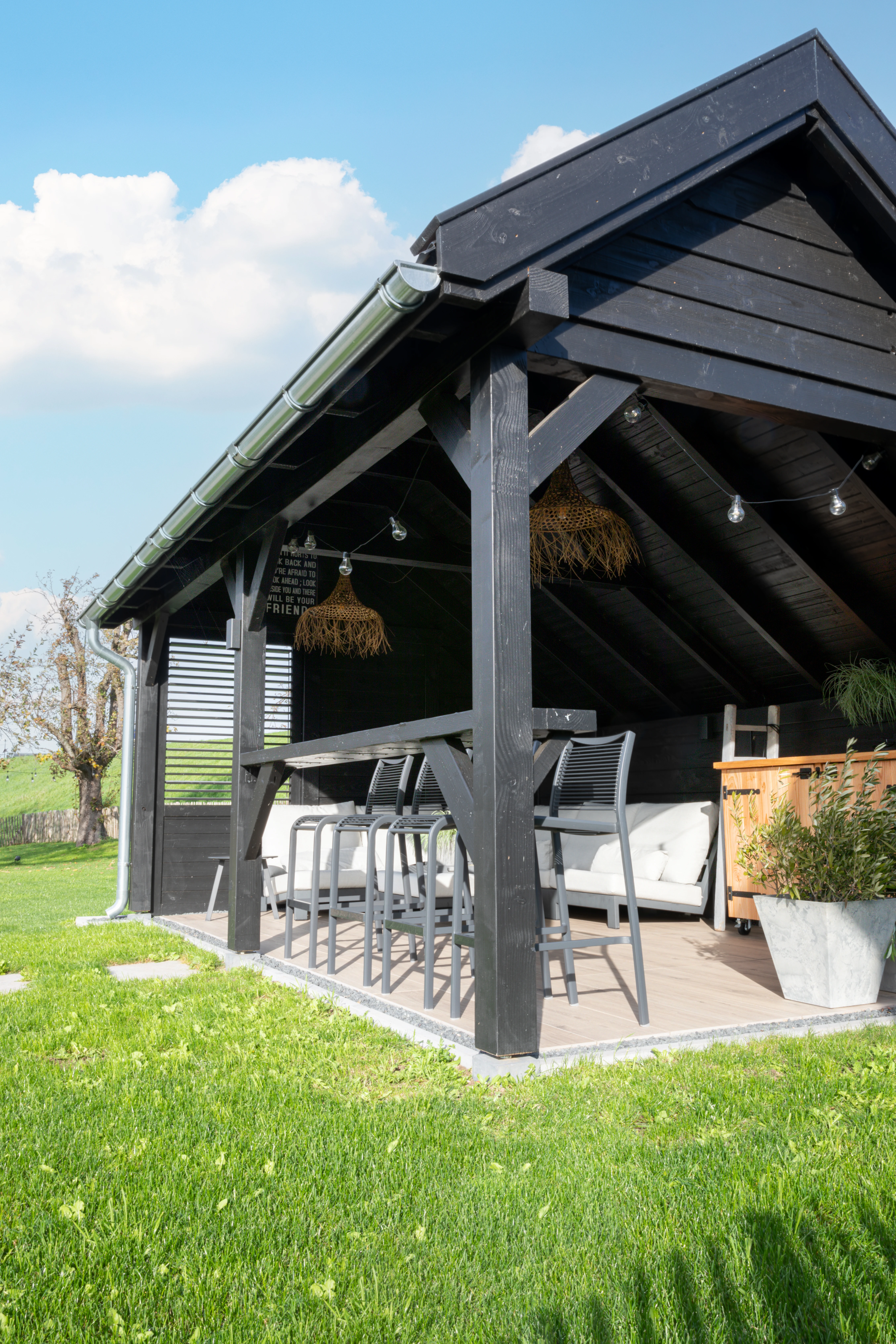 Douglas Kapschuur, 400 x 400, schuur en achterwand, Westwood Deluxe - Afbeelding 5